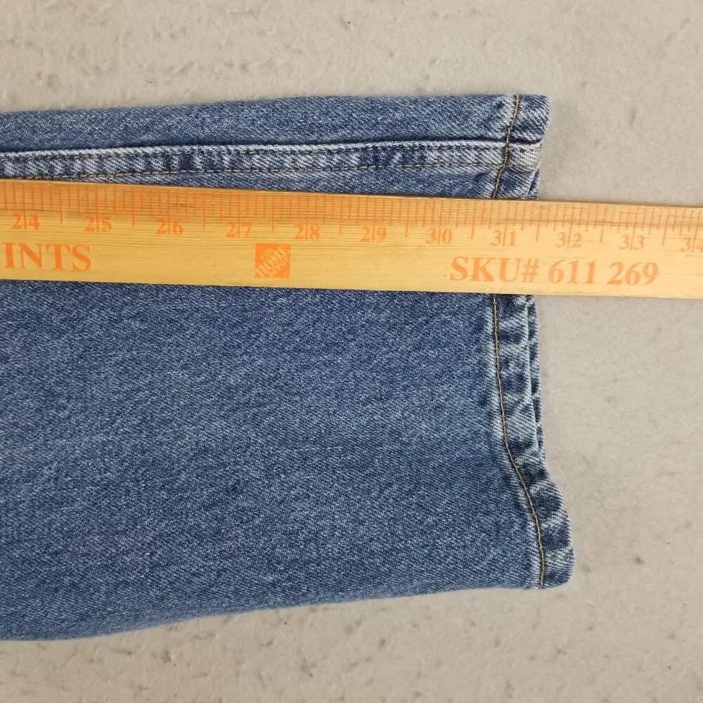 Levis 550 Jeans‎ Mens 38x31 Relaxed Fit Tapered Leg Denim Medium Wash Zip Fly